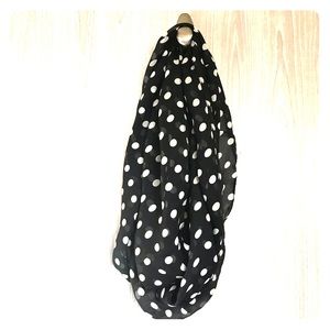 Bongo Infinity polka dot scarf $9 SALE